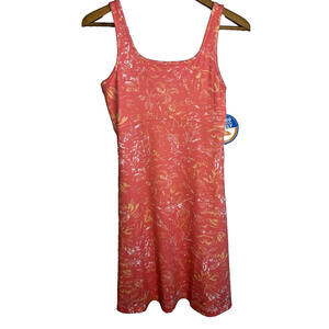 NWT Columbia Women's PFG Freezer III Sleeveless Dress Small Tropical Print UPF50